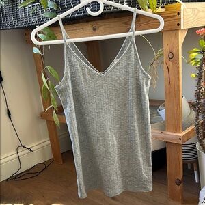 Gray Sleeveless Women's Top